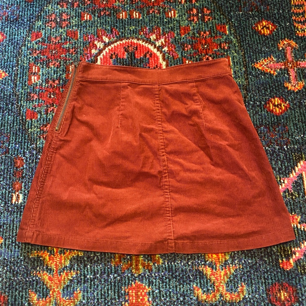 Aritzia corduroy micro mini skirt sz 2